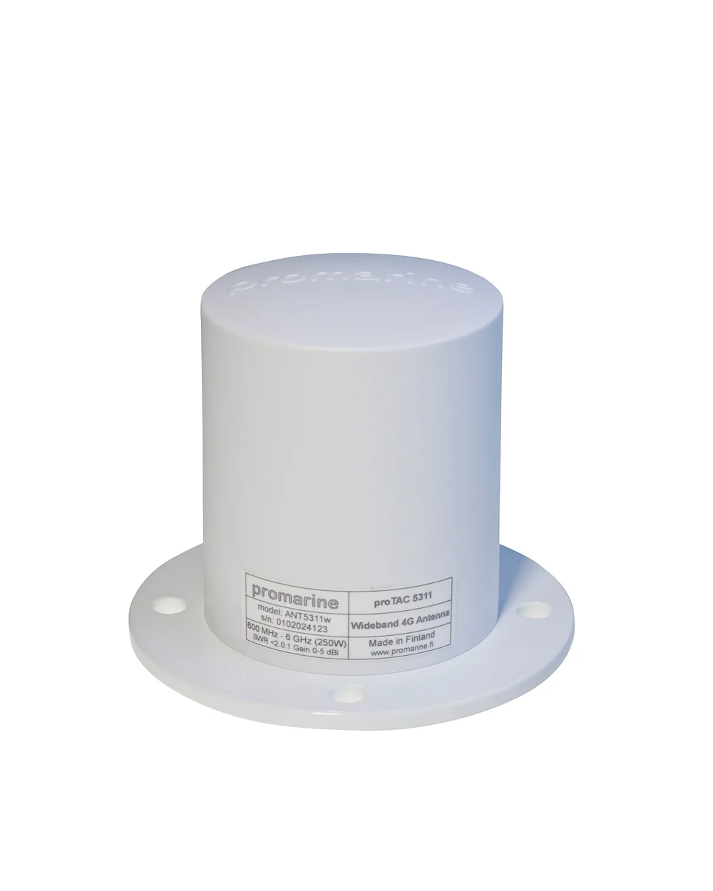 ProMarine proTAC 8001A - Interference proof GNSS antenna DC-grounded, requires proGPS (N-connector)