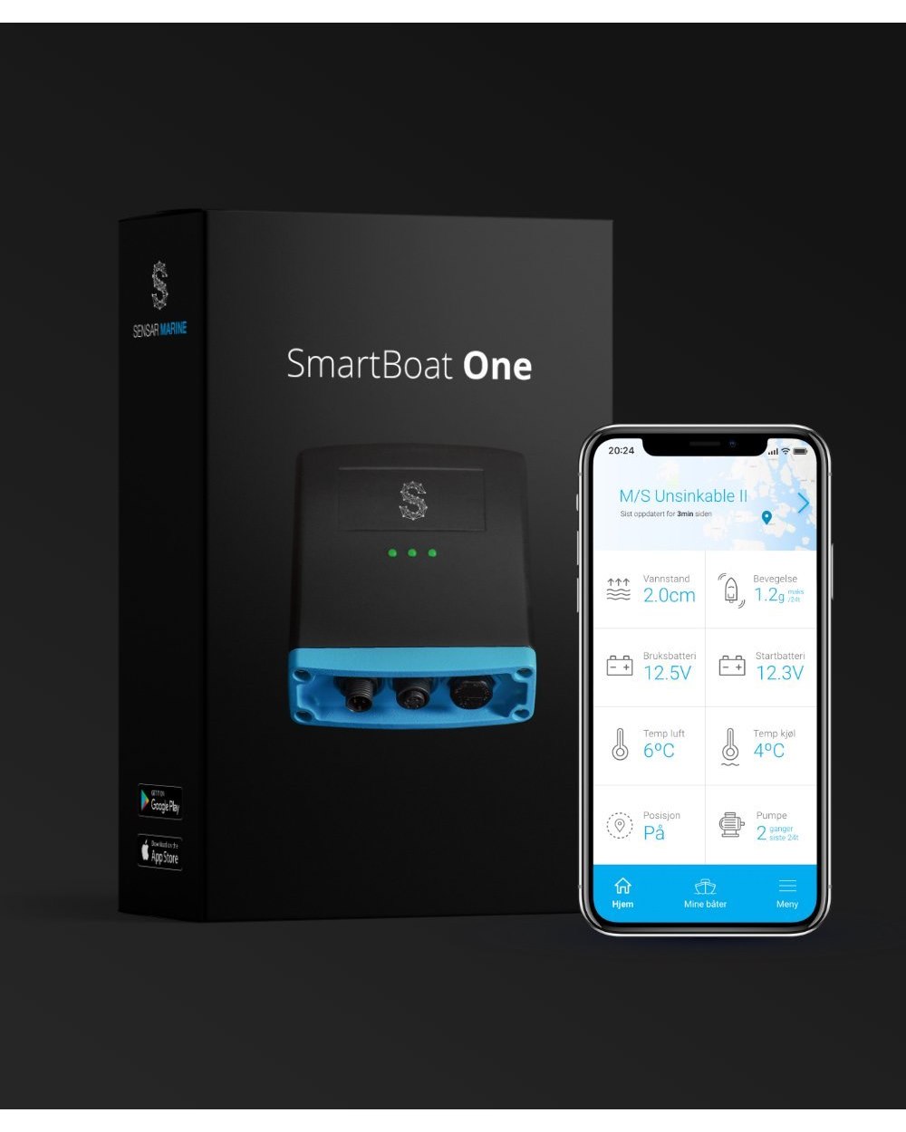 Sensar Marine Sensar Marine Boat Monitor with Bilge Sentry