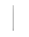 ProMarine CX4b-1-Black - Coaxial dipole antenna, N-female connector, 1" 14TPI male & 1 1/4" 11 TPI female mount, incl. N239F